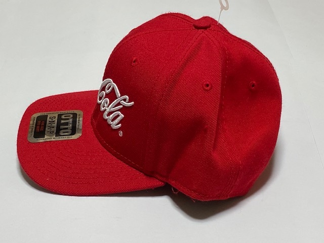 OTTO Coca-Cola コカ・コーラ SNAPBACK CAP キャップ 帽子 レッド 展示未使用品_画像3