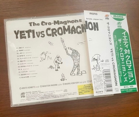 （美品）ザ・クロマニヨンズ★イエティ対クロマニヨン/ YETI vs ROMAGNON 7枚目のオリジナル・アルバム、MONO 全12曲収録。_画像5