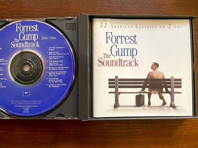 映画サントラ★フォレスト・ガンプ 一期一会 Forrest Gump/2枚組 全32曲／エルビス・プレスリー、アレサ・フランクリン、他_画像3