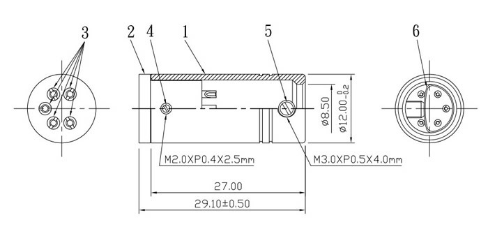 35)《1.5m ELECAUDIO製DIN-103フォノ５PINソケット+RCAプラグ モガミ フォノケーブル・アース線 銀メッキ》 Mogami3106 Phono cable_画像9