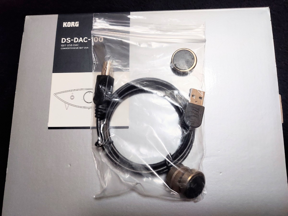 KORG コルグ USB-DAC DS-DAC-100　DAコンバーターヘッドホンアンプ元箱付_画像3