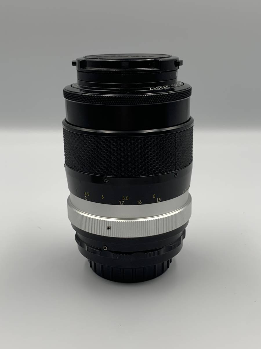 Nikon ニコン NIKKOR-Q.C Auto 1:2.8 f＝135mm レンズ 動作未確認 フィルターに欠け？(画像5) レンズ後部端に欠け？汚れ?(画像6)　118-1C_画像9