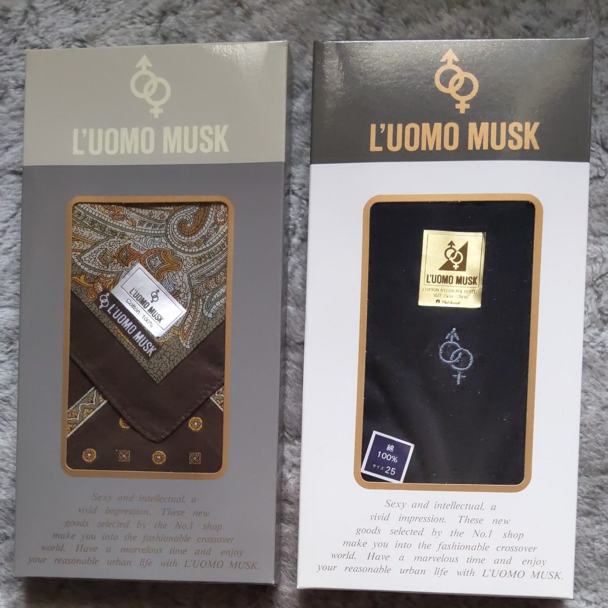 L'UOMO MUSK  ソックス＆ハンカチ＆他ハンカチ