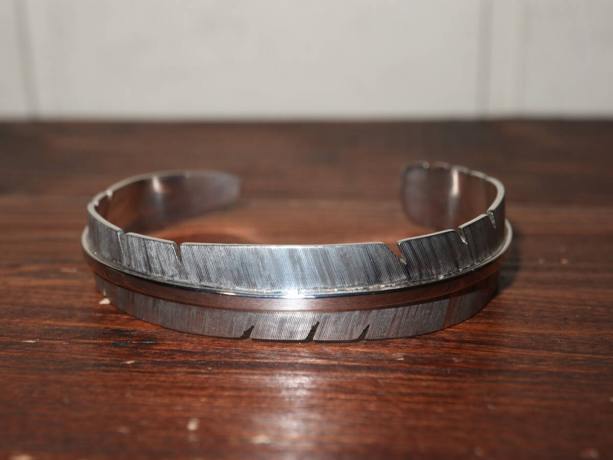 Michael Kirk　マイケルカーク　フェザーバングル　／　バングル　フェザー　イスレタ族　インディアンジュエリー　Indian jewelry