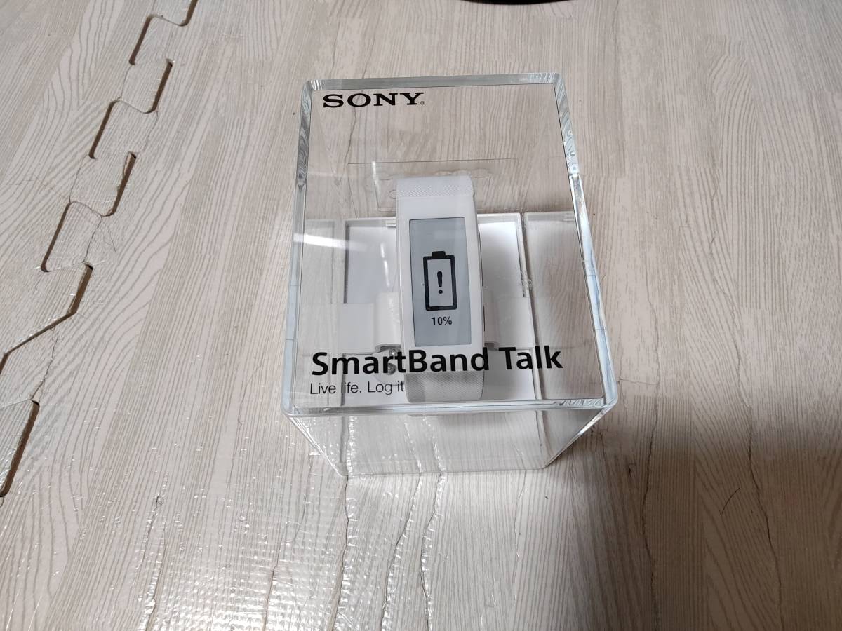 ★SONY スマートウオッチ 「SMART BAND TALK SWR30」　中古品　動作確認 SサイズＬサイズベルトあり 佐川急便にて発送