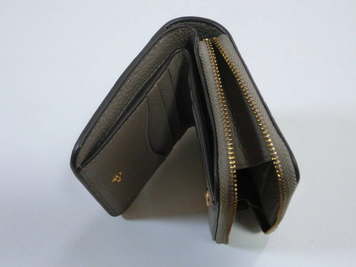 未使用 TORY BURCH トリーバーチ 財布 二つ折り財布 グレー 146463 （送料無料）_画像4