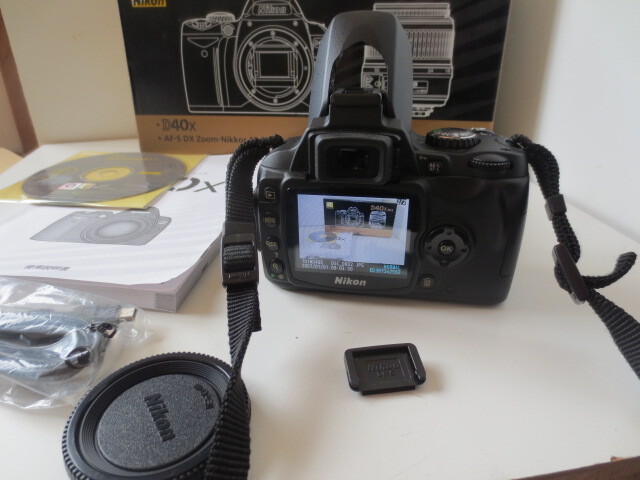 Nikon ニコン D40x レンズキット デジタル一眼カメラ 通電確認済み カメラバッグ付き 中古_画像7