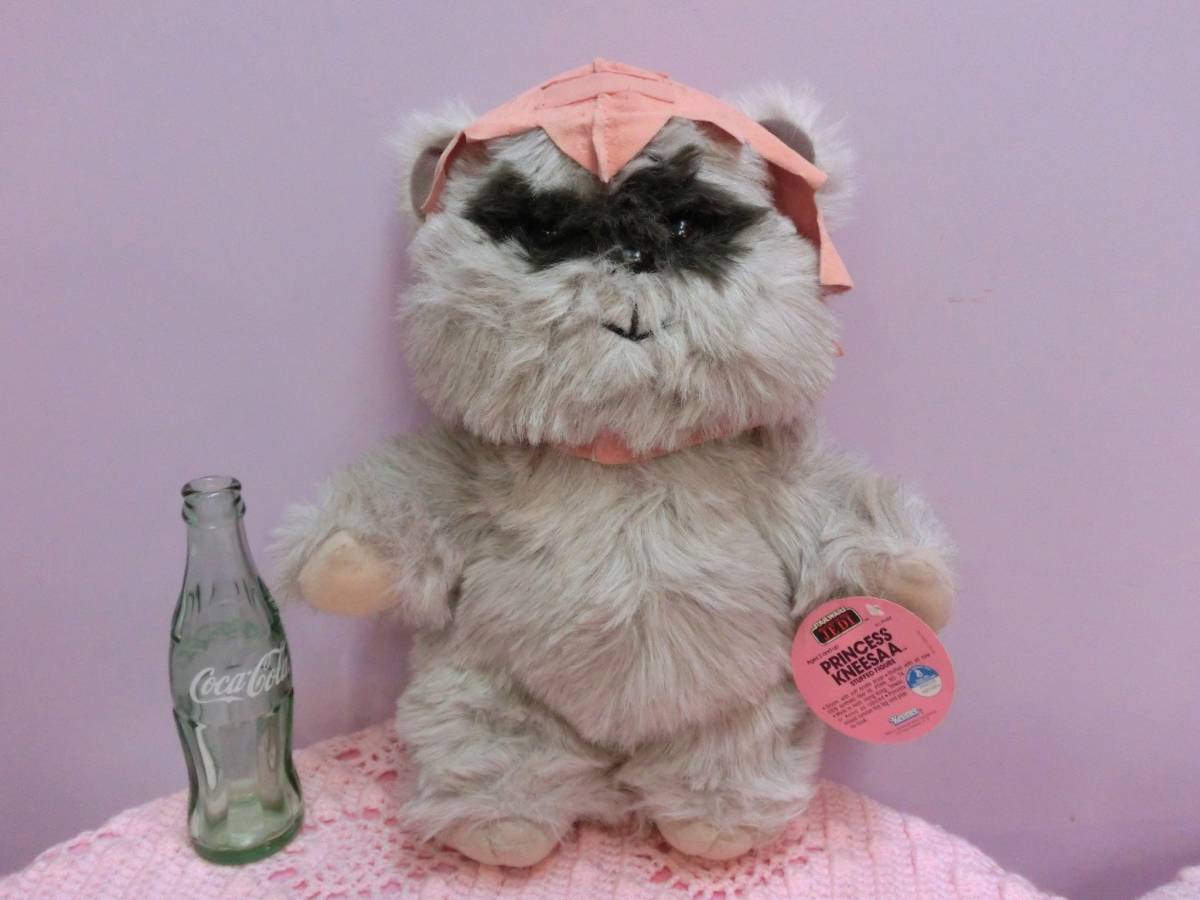  Star Wars *1983 year that time thing Ewok soft toy doll doll 40cmkena-Kenner WICKET EWOK princess kneesaa ewokwi Kett beautiful goods 