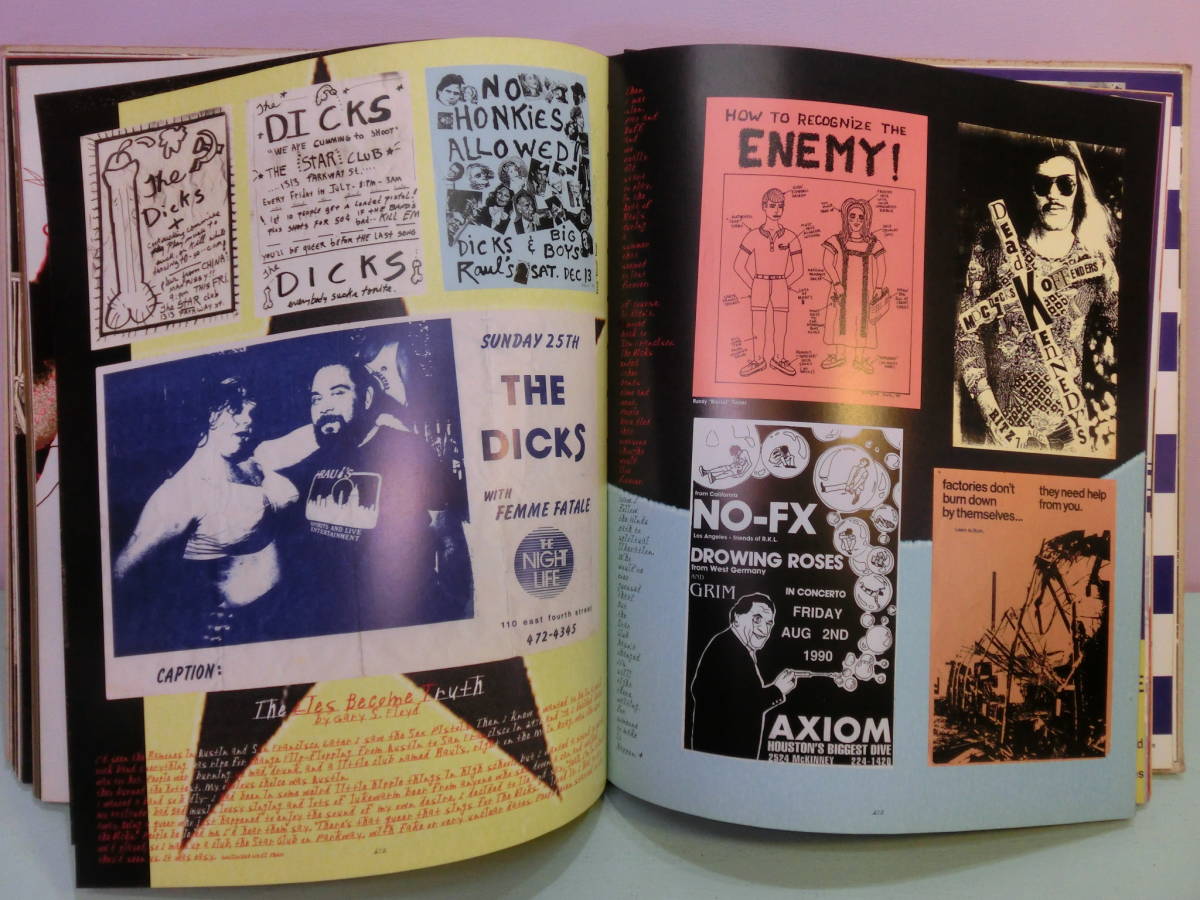 Fucked Up + Photocopied: Instant Art Of The Punk Rock Movement 洋書 写真集パンク本 フライヤー資料 ジャームス J.F.A NOFX サークル他_画像6