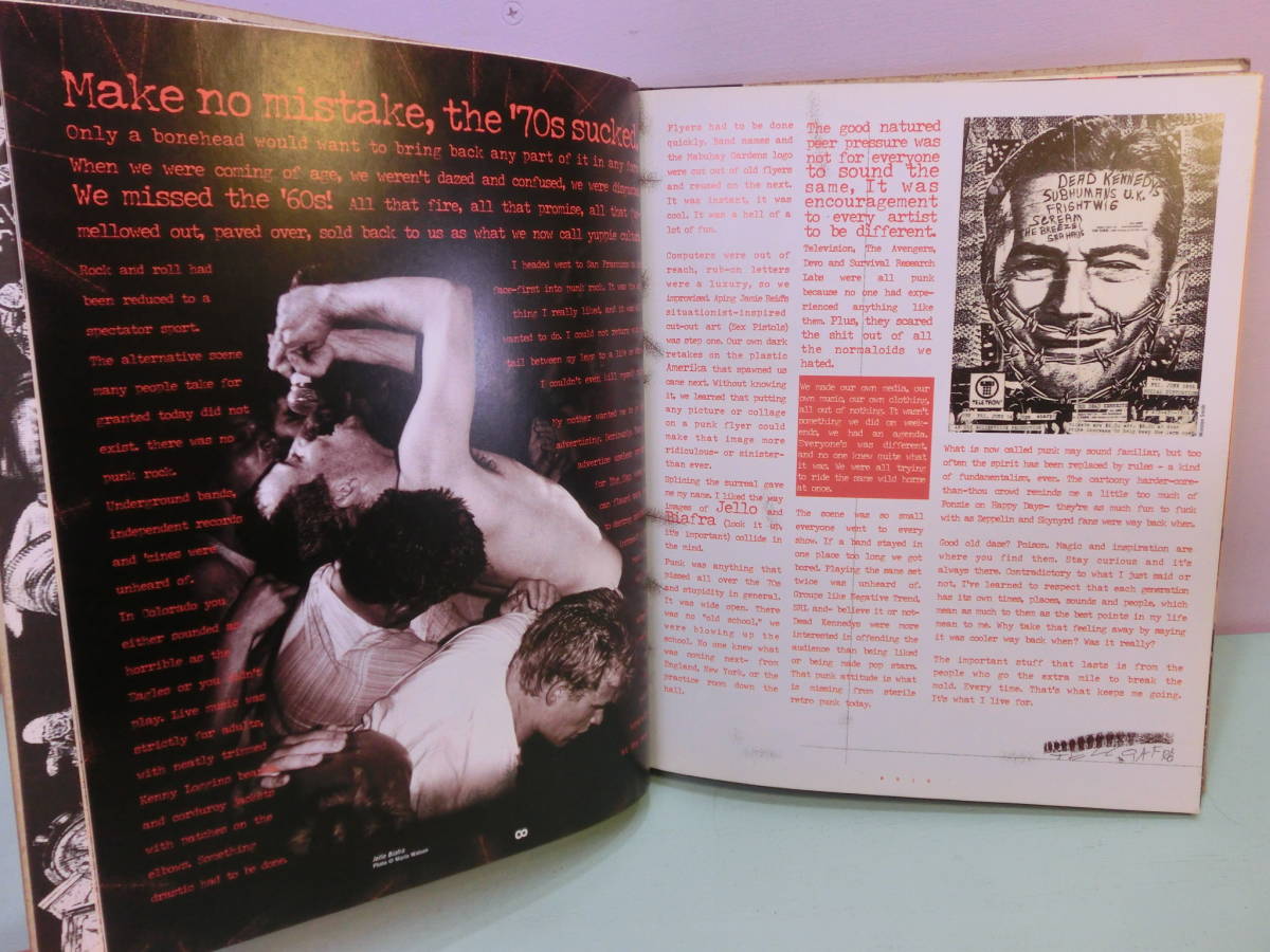 Fucked Up + Photocopied: Instant Art Of The Punk Rock Movement 洋書 写真集パンク本 フライヤー資料 ジャームス J.F.A NOFX サークル他_画像2