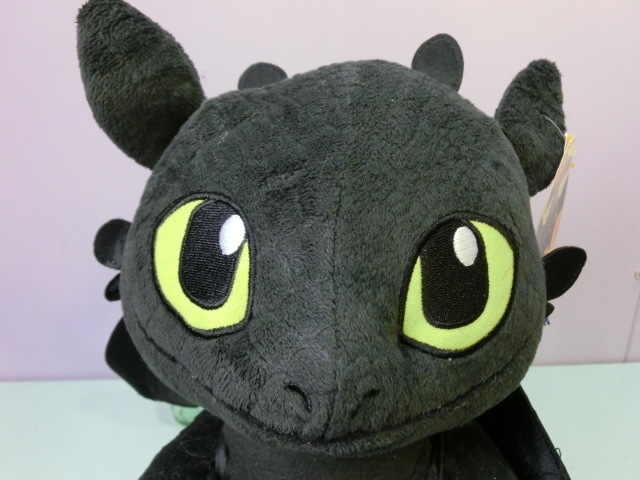 映画ヒックとドラゴン トゥース BIG ぬいぐるみ人形 33㎝ ナイトフューリー ビルド・ア・ベア・ワークショップ Plush ドリームワークス_画像4