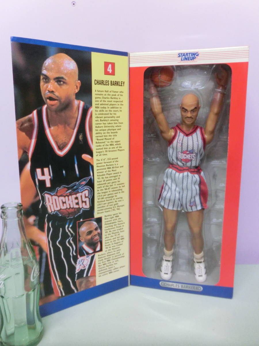 1997 NBA チャールズ・バークレー 1/6フィギュア人形 34cm ヒューストン・ロケッツ Rockets バスケットボール Charles Barkley Figure