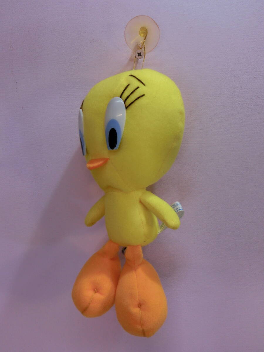 ルーニーテューンズ◆ビンテージ トゥイーティー 吸盤マスコット＆ミニポーチ ぬいぐるみ人形 Looney Tunes Tweety Bird 1992年_画像6