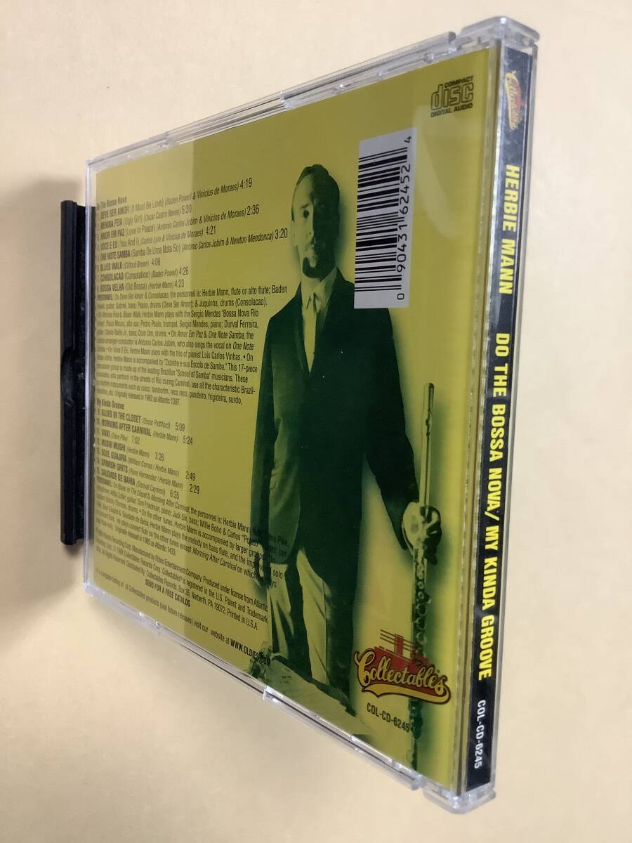 送料無料 HERBIE MANN「DO THE BOSSA NOVA」「MY KINDA GROOVE」2アルバムを1CDに収録 輸入盤