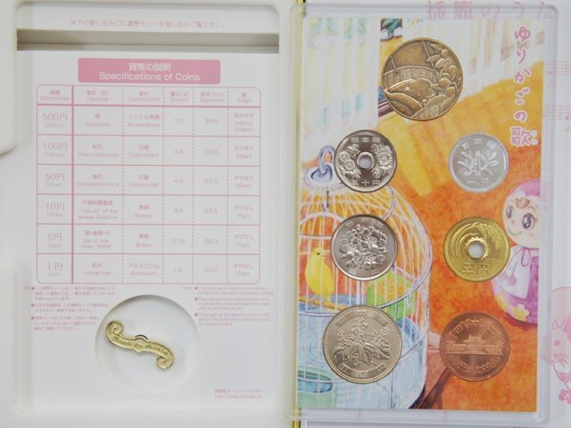 コレクション品・美品【心のふるさと貨幣セット 2014年 ゆりかごの歌】平成26年 オルゴール付 銘板付 造幣局_画像6