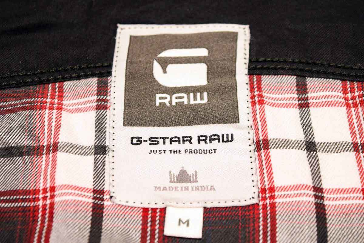 G-Star raw ジースターロゥ コットン 100% 長袖 シャツ M(H0040303)_画像4