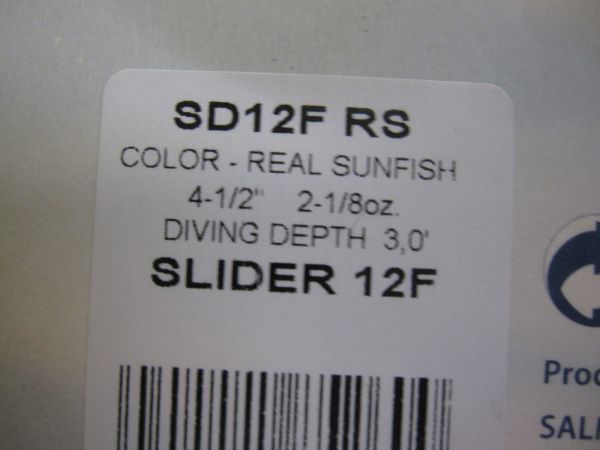 サルモ スライダー　SD12F　リアルサンフィッシュ　12cm 60g　新品_画像2