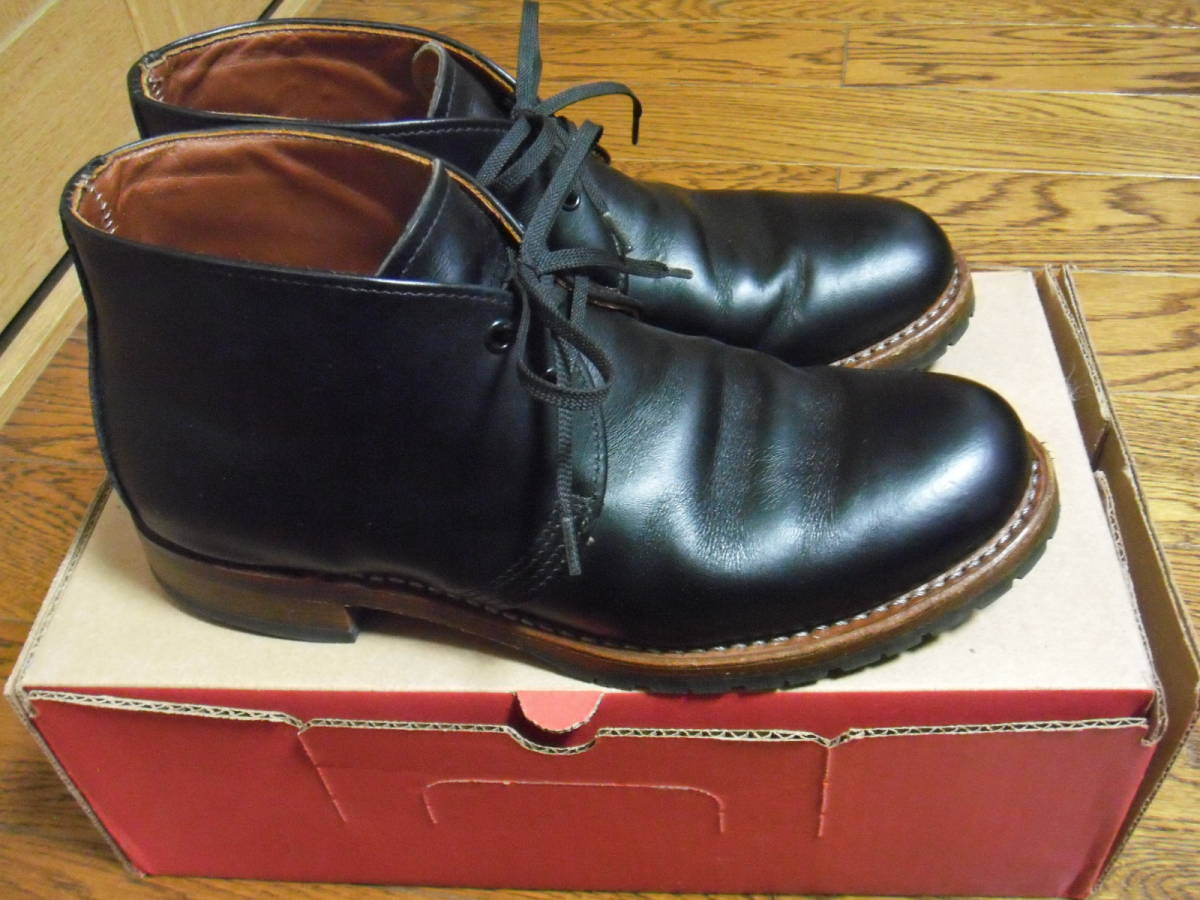 美品！RED WING レッドウィング ベックマンチャッカ 9024 ブラック US8D / 廃盤 希少 BECKMAN CHUKKA BOOTS ホワイツ セミドレス Wesco_画像4