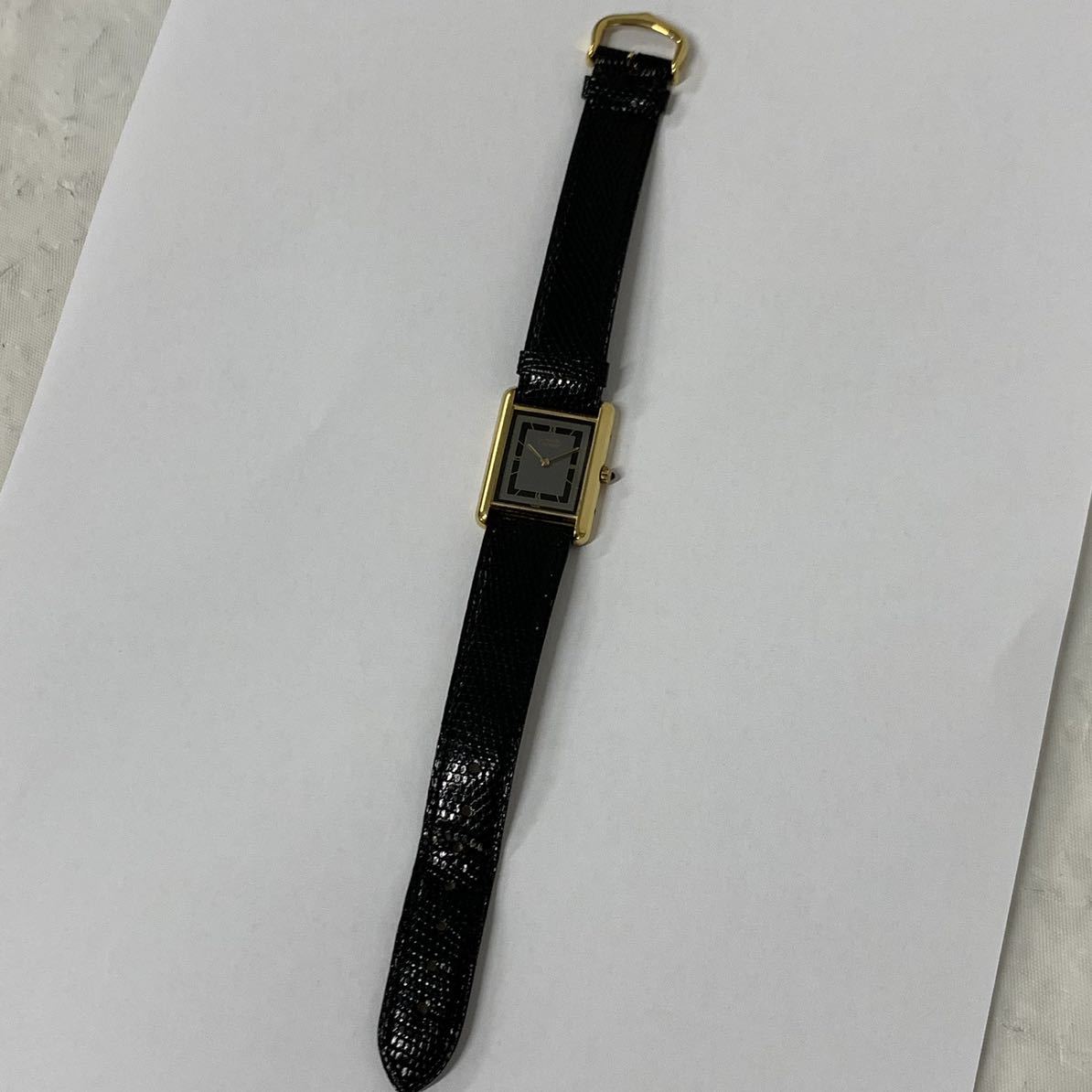 Cartier カルティエ マストタンク 腕時計 クォーツ 925 動作未確認 現状品 o4_画像2