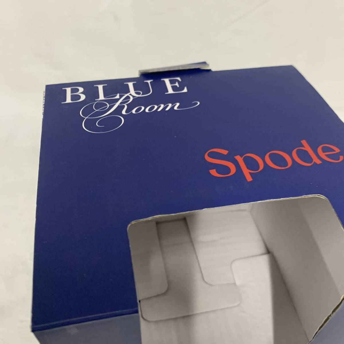 スポード ブルー イタリアン カップ&ソーサー Spode 1客口径約9cm高さ約7.5ソーサー約14.5cm カg_画像8