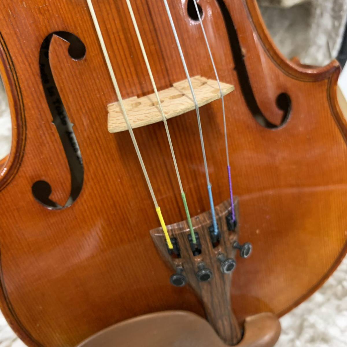 弦楽器 楽器 Pygmalius ピグマリウス DV-160 1/4 2003 バイオリン ケース付き 現状品 全長約46.5cm カ4_画像7