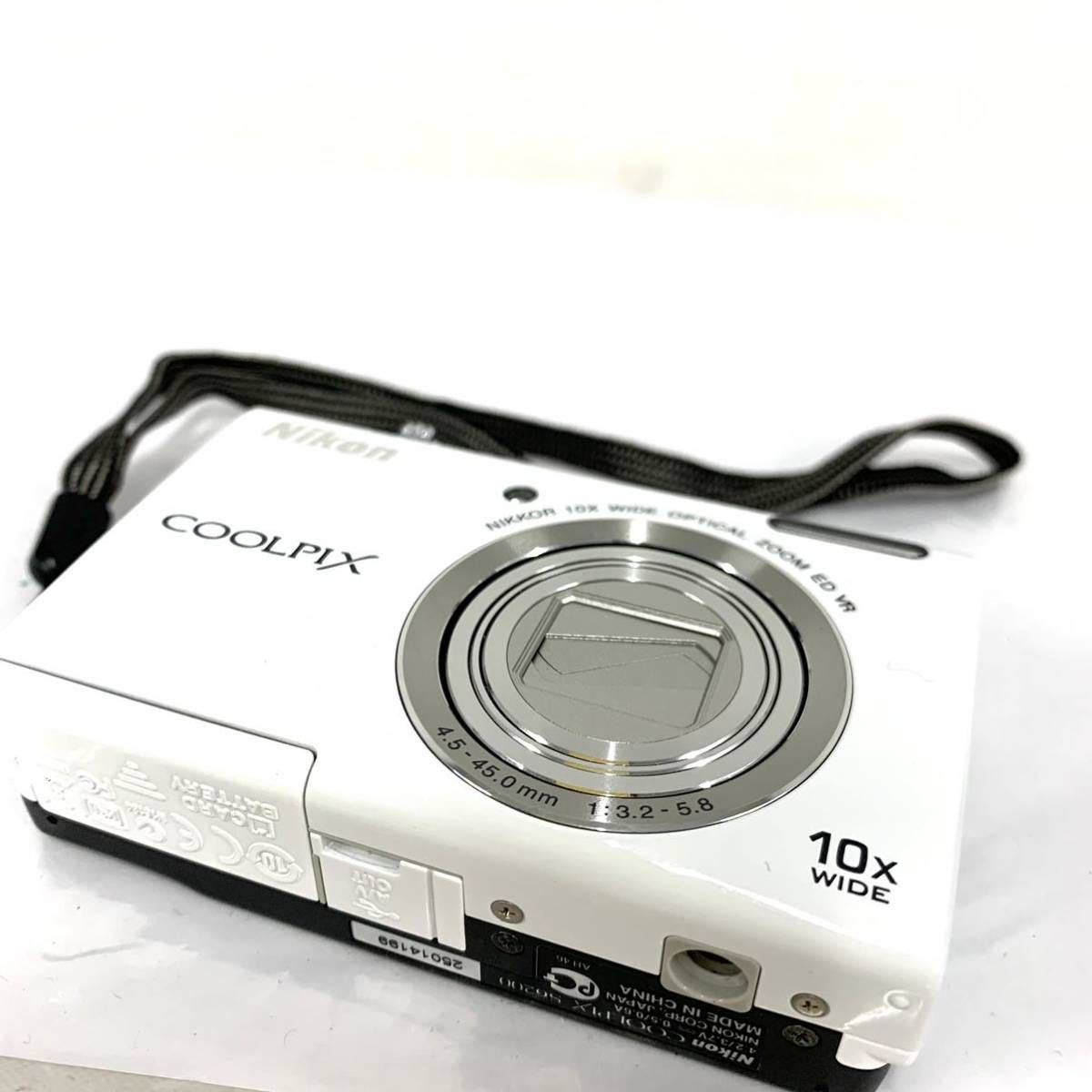 通電 OK Nikon ニコン COOLPIX S6200 デジタルカメラ デジカメ 現状品コンパクトデジタルカメラ 箱つぶれ付属品 カ15_画像9