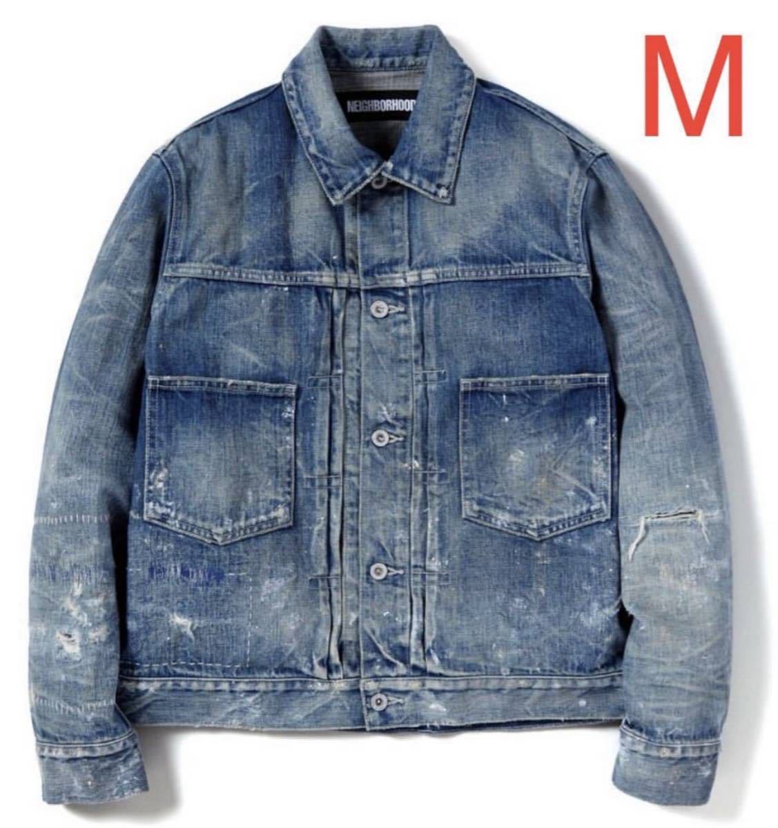 送料無料！Mサイズ！ネイバーフッド デニムジャケット NEIGHBORHOOD SAVAGE STOCKMAN TYPE-B / C-JKT DENIM JACKET 212XBNH-JKM01 INDIGO_画像1