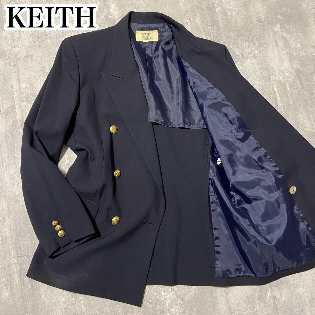 輝く金ボタン】KEITH ブレザー 紺色 ネイビー キース 紺ブレ 輝く金ボタン】KEITH ブレザー 紺色 ネイビー キース 紺ブレ