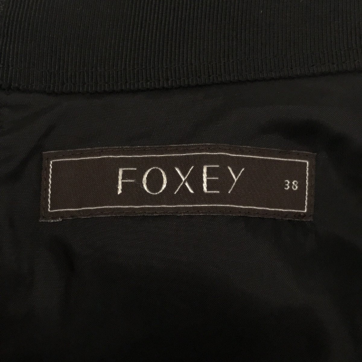 FOXEY フォクシー スカート スカート ブラック系 ウール 中古 レディース_画像6