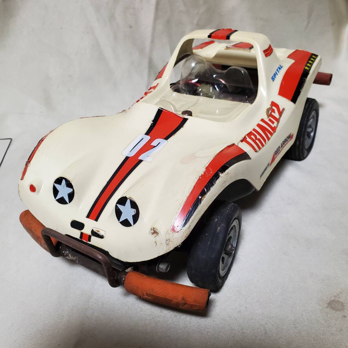 希少　当時物　１９７９年代　SPITAL TRIALー12　SIZE電動ラジコンカー　現状　ジャンク品_画像3