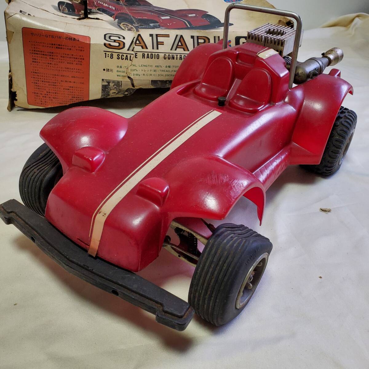 スピタル産業 エンジンRC 1/8 SAFARI サファリGTS 当時物現状 スピタル産業 エンジンRC 1/8 SAFARI サファリGTS 当時物現状