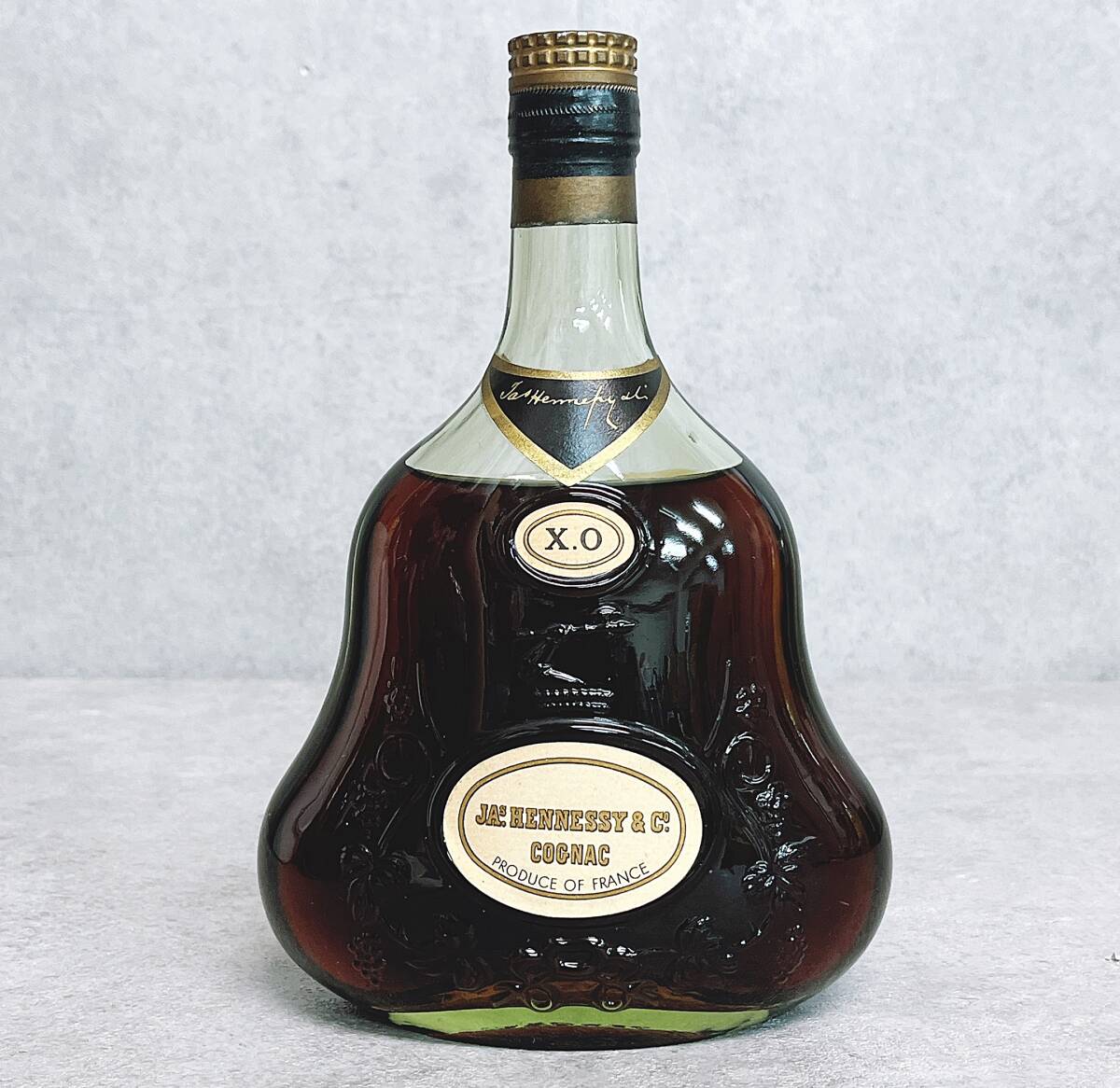 51：未開栓 JAs HENNESSY ジャズ ヘネシー XO グリーンボトル 金キャップ コニャック ブランデー 700ml 40％_画像1