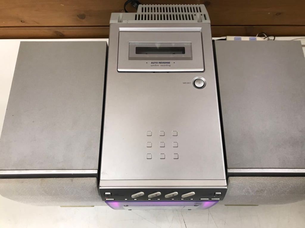 Victor ビクター CD MD システムコンポ カセット UX-A70MD ジャンク_画像4