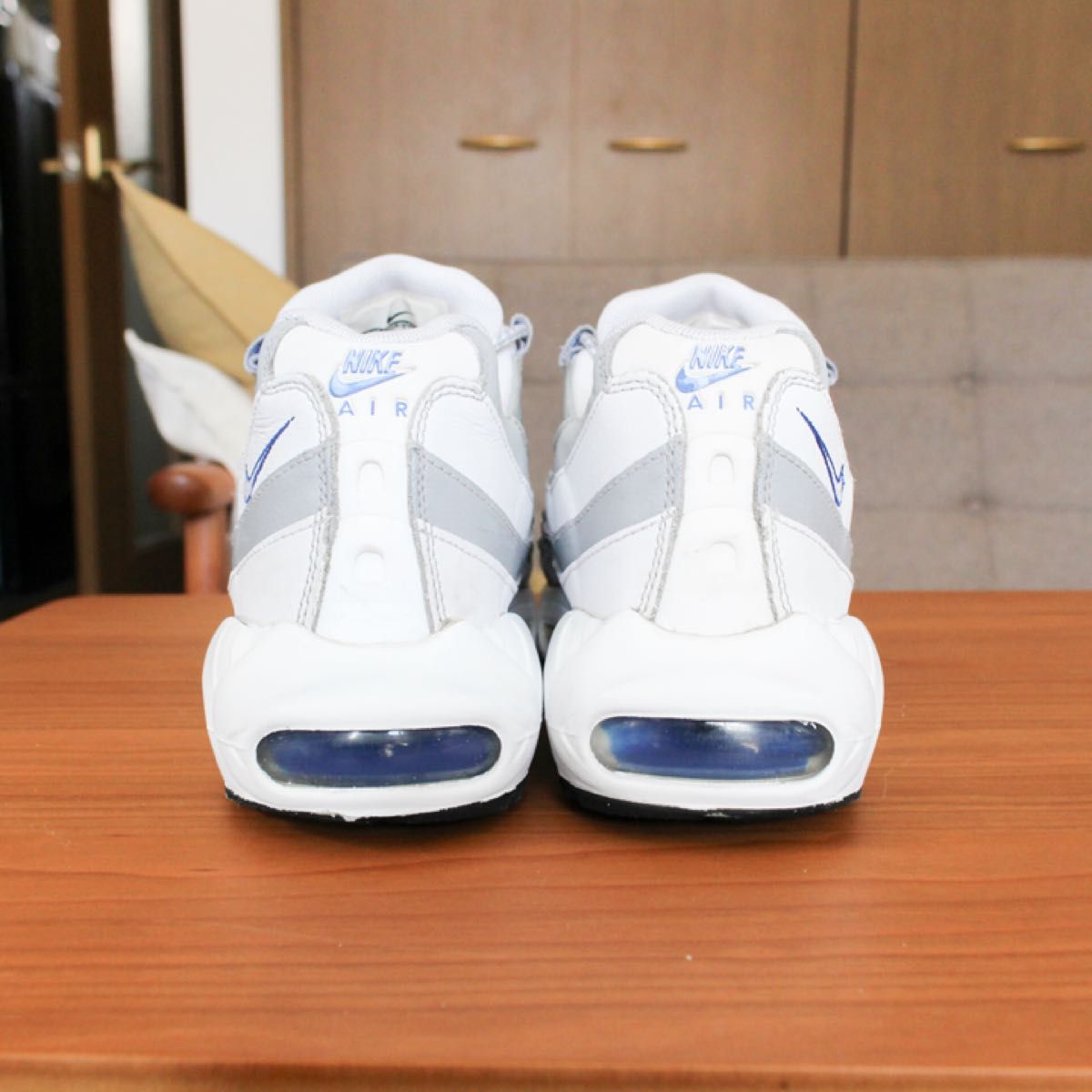 Nike Air Max 95 Essential ホワイト ブルー 26 5|Yahoo!フリマ Nike Air Max 95 Essential ホワイト ブルー 26 5|Yahoo!フリマ