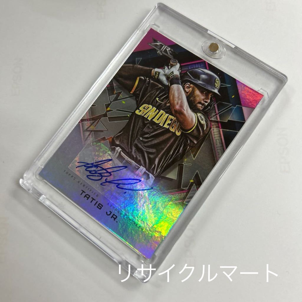 Tatis JR タティスジュニア Topps Fire 25枚限定 Autograph 直筆サイン Auto Panini パドレス FERNANDO 同チーム ダルビッシュ 松井祐樹  の画像3