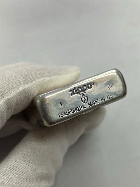 未使用品　ZIPPO ジッポ アーマー armor 深掘り 2004年_画像5