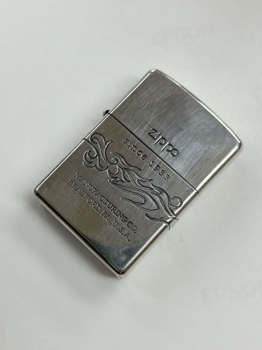 未使用品 ZIPPO LIGHTER ジッポライター BRADFORD PA USA 2005年 Fの画像2