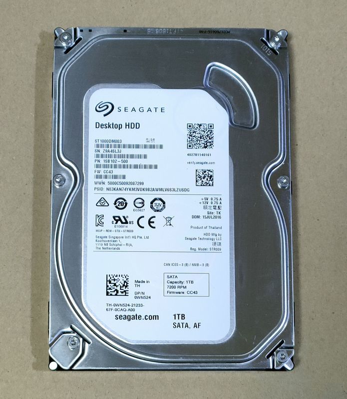 MacPro用 1TB HDD　 歴代OS入り Mid2010～2012用_画像1