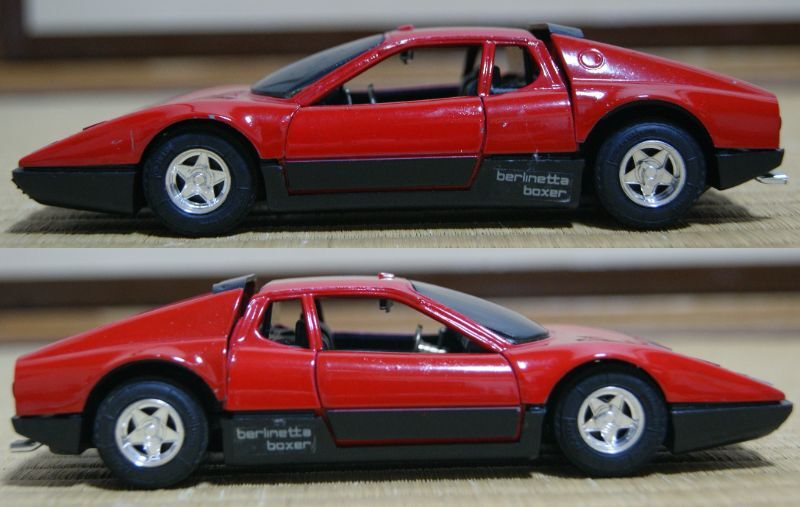 ■≪ジャンク≫フェラーリ BB512 365GTBB 3台まとめて 1/24 1/28 burago イタリア 日本製 JAPAN Ferrari ITALY スーパーカー 当時物_画像10