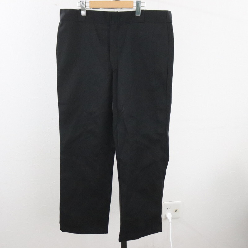 f145 2000年代製 ディッキーズ DICKIES ワークパンツ■00s 表記36インチ 黒 ブラック アメカジ ストリート 古着 古着卸 オールド 激安 希少_画像1