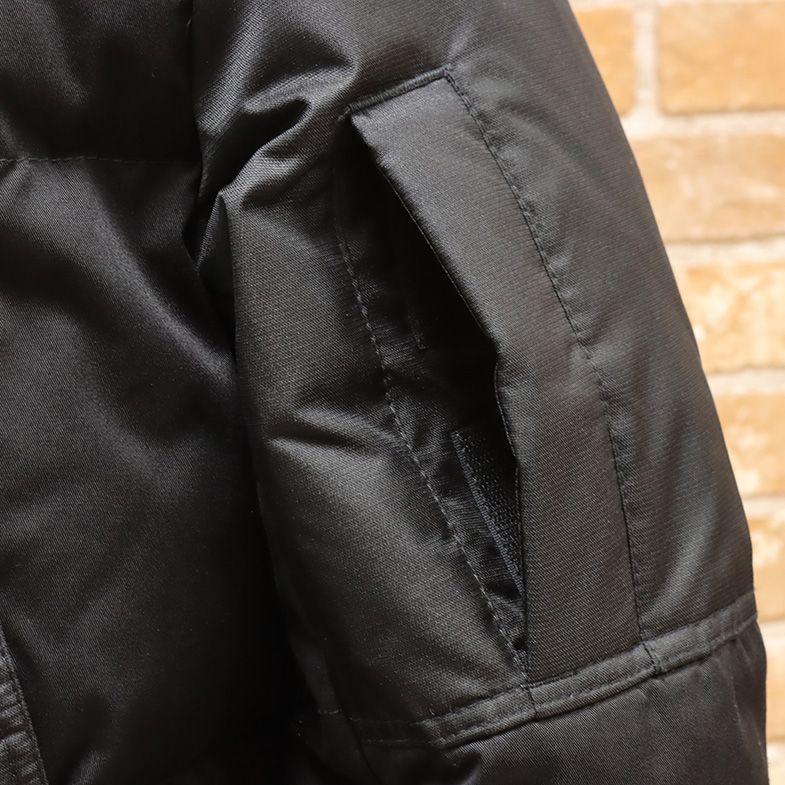 1円/秋冬/G-STAR RAW/XSサイズ/ダウン コート WHISTER PADDED HDD PARKA D13572-A516 撥水 軽量 防寒 フーデッド 新品/黒/ブラック/ft470/_画像5