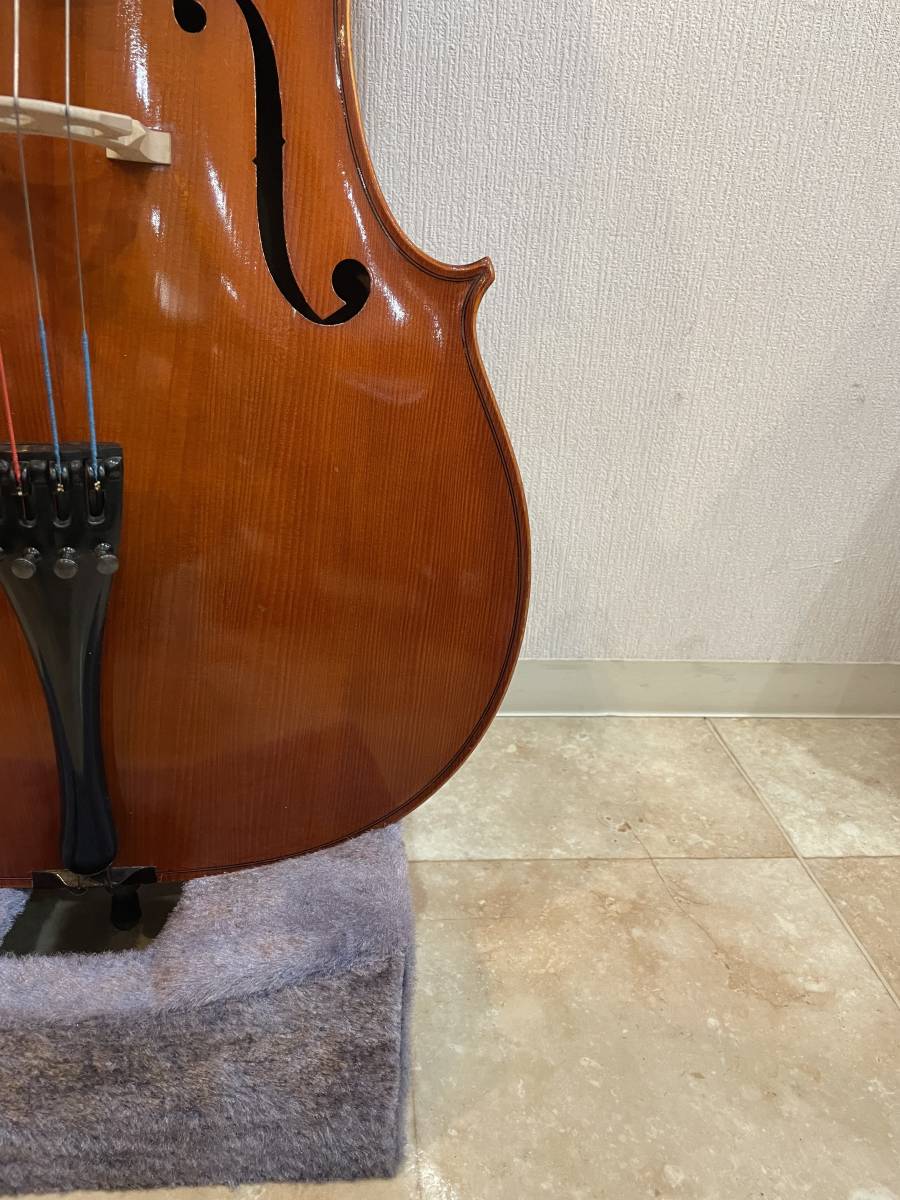  contrabass [ musical instruments shop exhibition ] Germany made Lothar Semmlinger No.130 4/4 complete service completed! reference price approximately 40 ten thousand jpy! rare contrabass . special price .!
