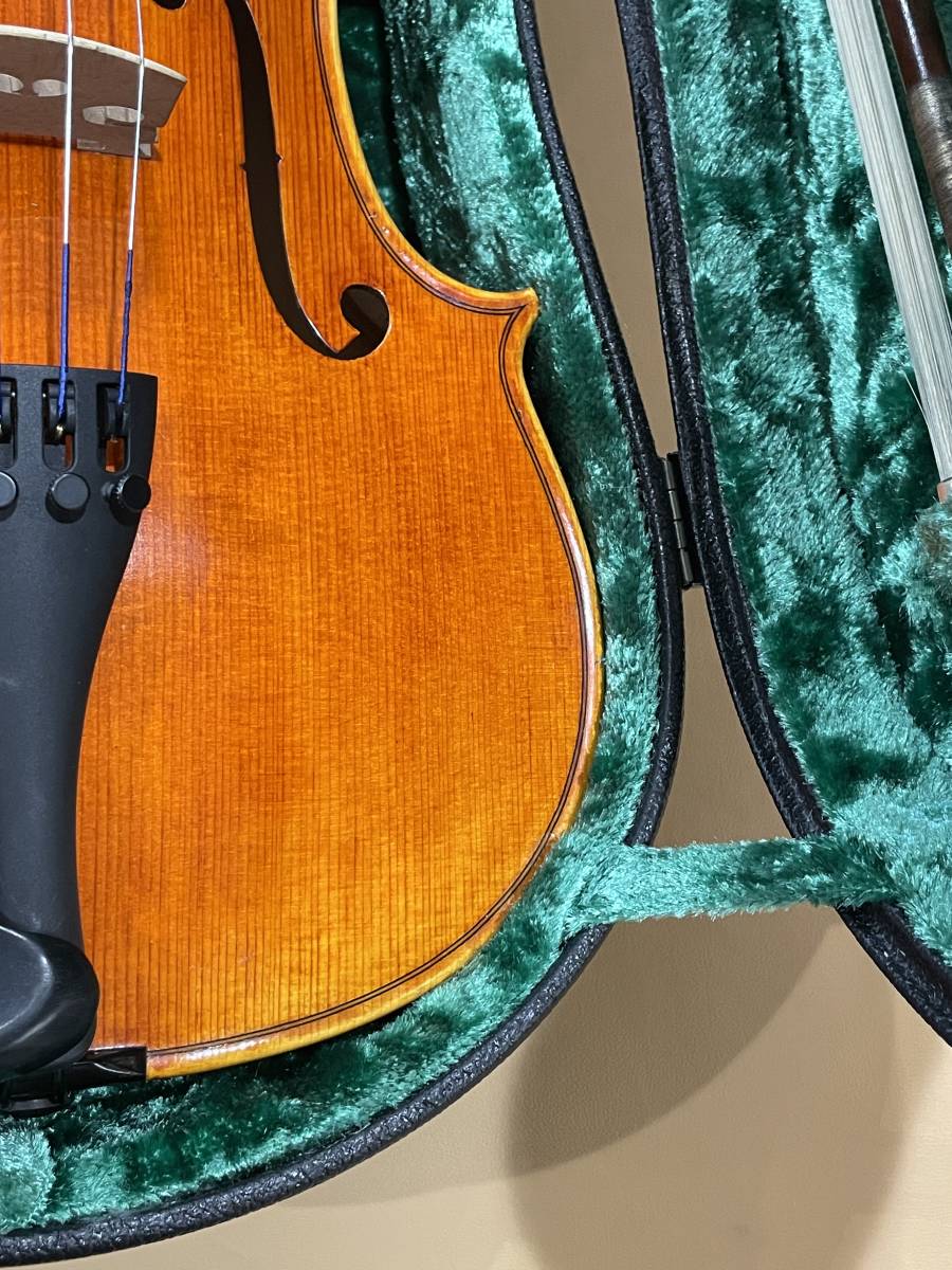  viola [ musical instruments shop exhibition ] Suzuki No.3 15.5 -inch 1988 year made complete service completed! beautiful goods body . domestic production Japanese cedar wistaria made fine quality bow & hard case . attached . special price .!