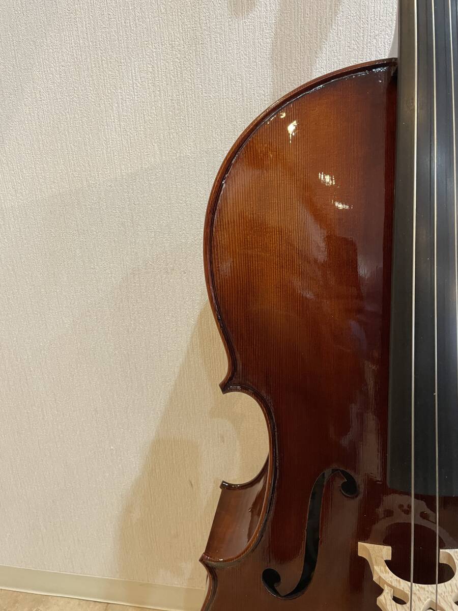  contrabass [ musical instruments shop exhibition ] Germany made Rainer W.Leonhardt #32 4/4 2023 year made new goods regular price 165 ten thousand jpy! high grade model . auction limitation special price .!!