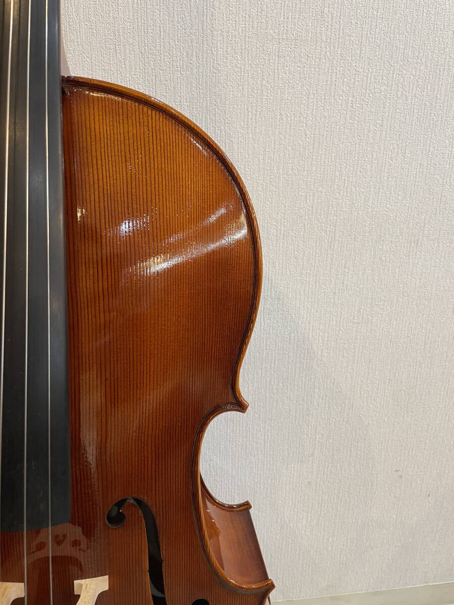  contrabass [ musical instruments shop exhibition ] Germany made Rainer W.Leonhardt #32 4/4 2023 year made new goods regular price 165 ten thousand jpy! high grade model . auction limitation special price .!!