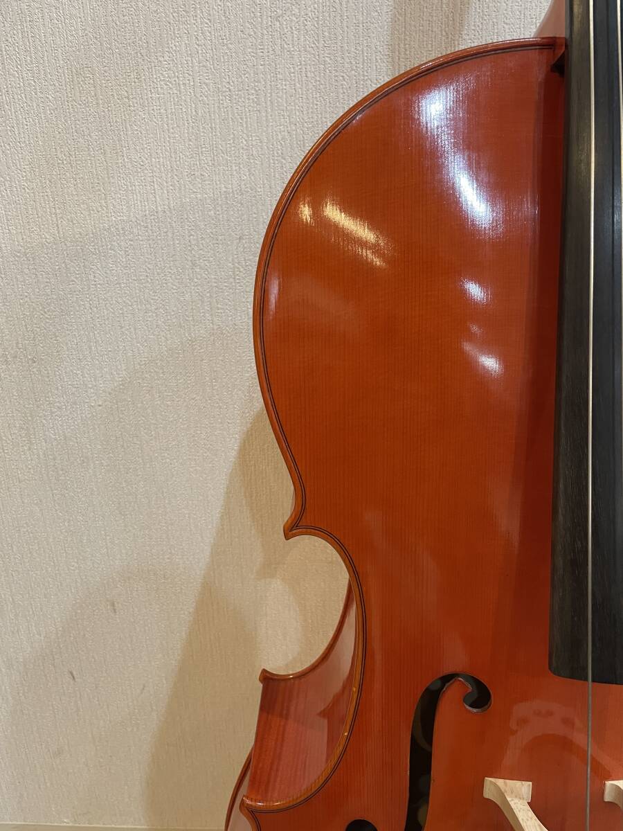 * red character selling out price * contrabass [ musical instruments shop exhibition ] Italy made Marco Pedrini 4/4 2018 year made { made certificate attaching } reference price approximately 385 ten thousand jpy! special price ..