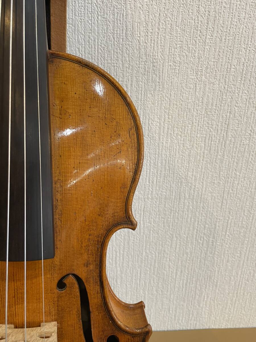 バイオリン【楽器店出品】ドイツ製 WILHELM HAMMIG SAMPO 4/4 高音質ハンドメイドVn！参考価格100万円程度！特別価格に！_画像5