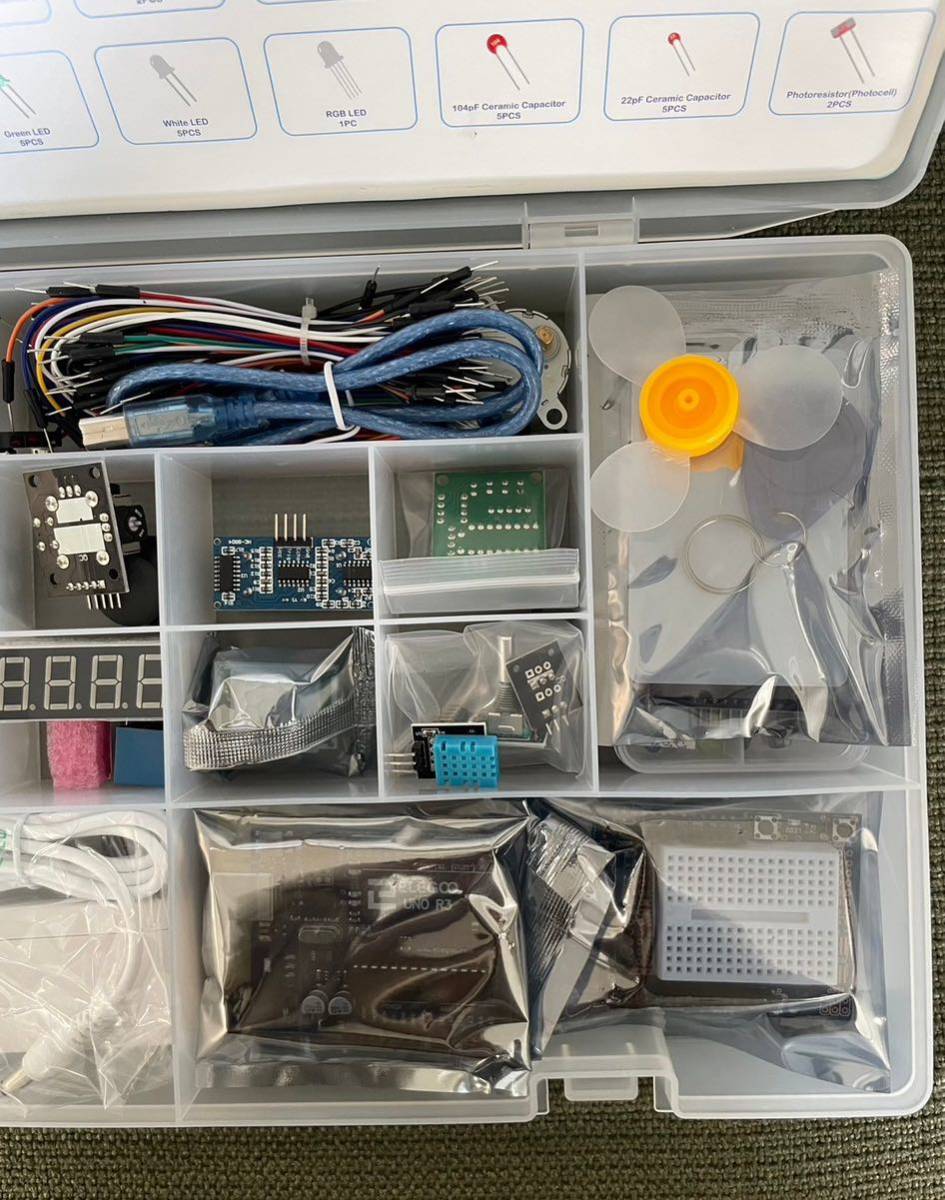 戸0131 ELEGOO Arduino UNO R3 Super Starter Kit_画像2