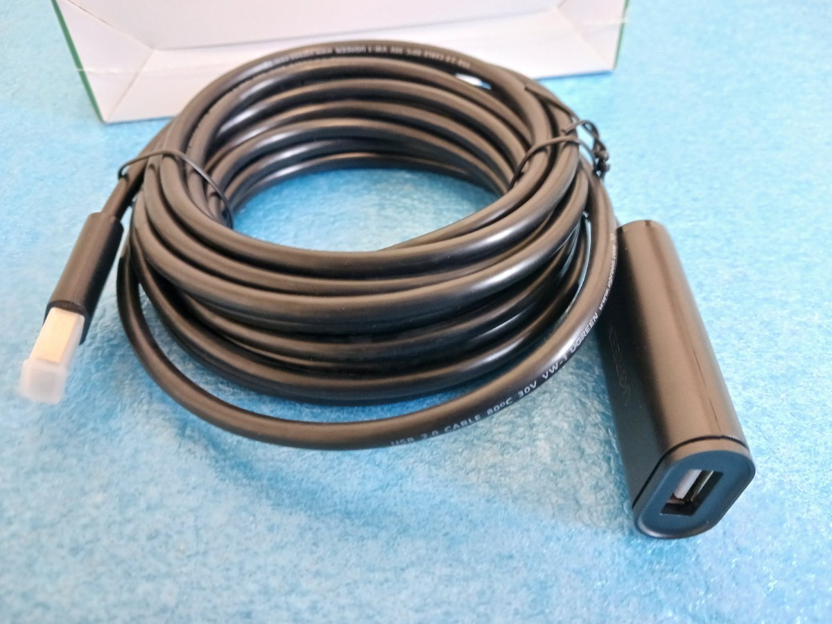 UGREEN USB 2.0 DELUXE COMPUTER CABLE 5m USB延長ケーブル オスメス_画像5