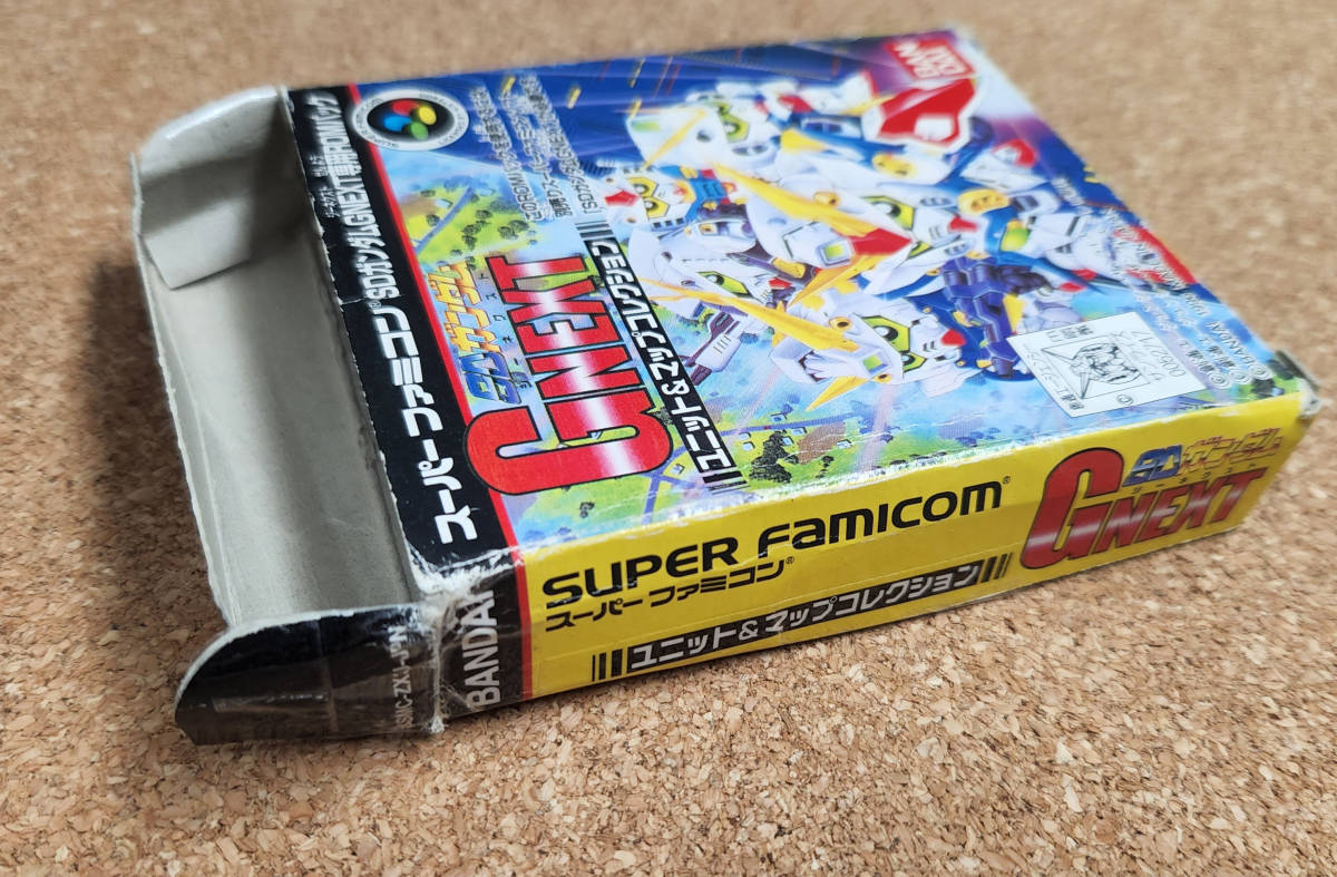 【電池交換済み/箱・説明書付属】SFC SDガンダム GNEXT ジーネクスト ユニット＆マップコレクションROMパック セッの画像3